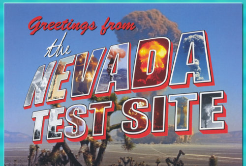 Greetings from the Nevada Test Site Postcard