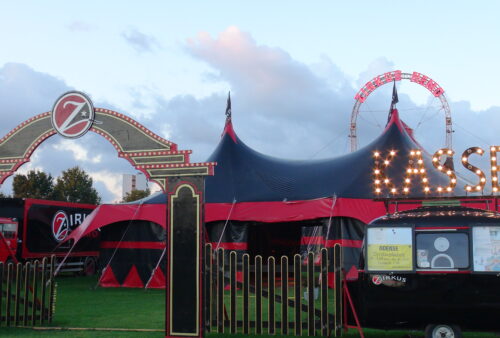 A picture of the Zikus Nemo tent in Odense Denmark